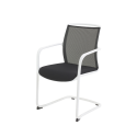 Fauteuil visiteur Luge - ERGO BLACK WHITE