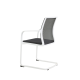 Fauteuil visiteur Luge - ERGO BLACK WHITE