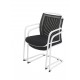 Fauteuil visiteur Luge - ERGO BLACK WHITE