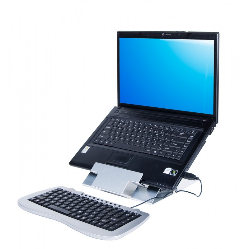 Fiche produit Opti-2, le rehausseur d'ordinateur portable ergonomique -  OPTIMEO